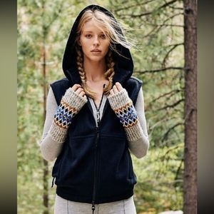 Free People FP Movement Higher Ground Hooded Fleece Vest
